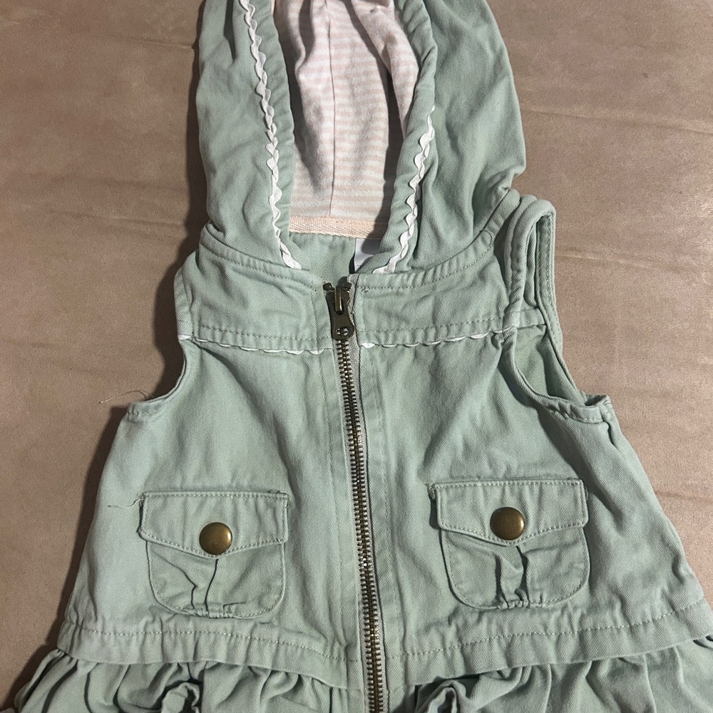 Tahari Baby Pastel Striped Vest